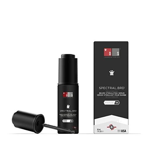 DS Labs Spectral.BRD Bartpflege-Serum, 30 ml – Fördert volleres, dichteres Barthaar mit Nanoxidil, Biotin, Niacinamid, Rizinusöl & Hyaluronsäure, nicht fettend, parabenfrei