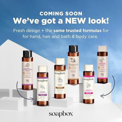 Soapbox Scalp Soother | Beruhigende Kopfhautbehandlung mit Teebaumöl & Hyaluronsäure | Vegan, tierversuchsfrei, parabenfrei, glutenfrei & ohne aggressive Sulfate | 148 ml