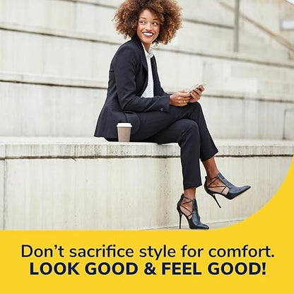 Dr. Scholl's Love Your Heels & Wedges 3/4 Einlegesohlen – Ganztägiger Komfort für High Heels, Stoßdämpfung, Fußgewölbestütze, unsichtbare Einlage, Größe 6-10, 1 Paar