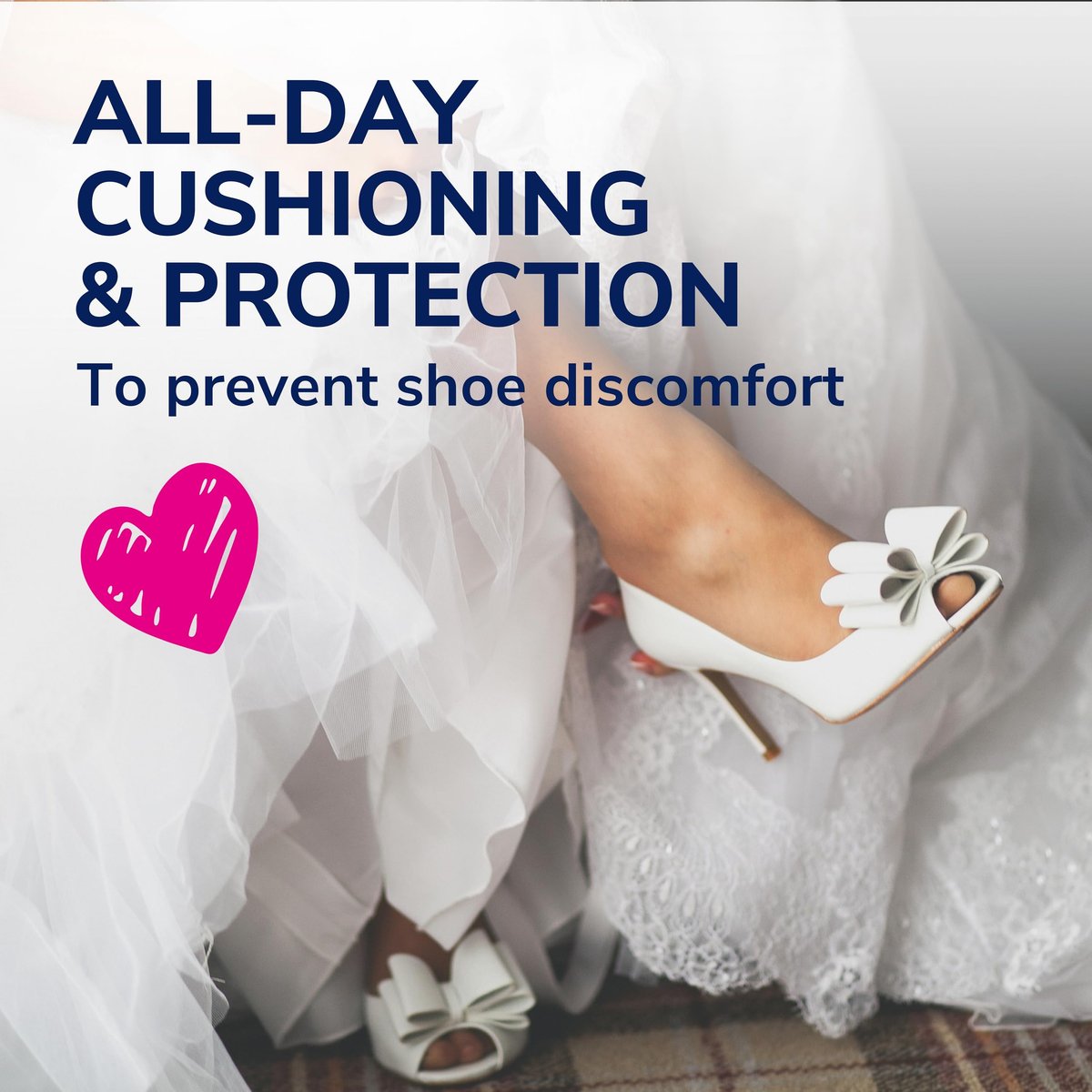 Dr. Scholl's Love Your Heels & Wedges 3/4 Einlegesohlen – Ganztägiger Komfort für High Heels, Stoßdämpfung, Fußgewölbestütze, unsichtbare Einlage, Größe 6-10, 1 Paar