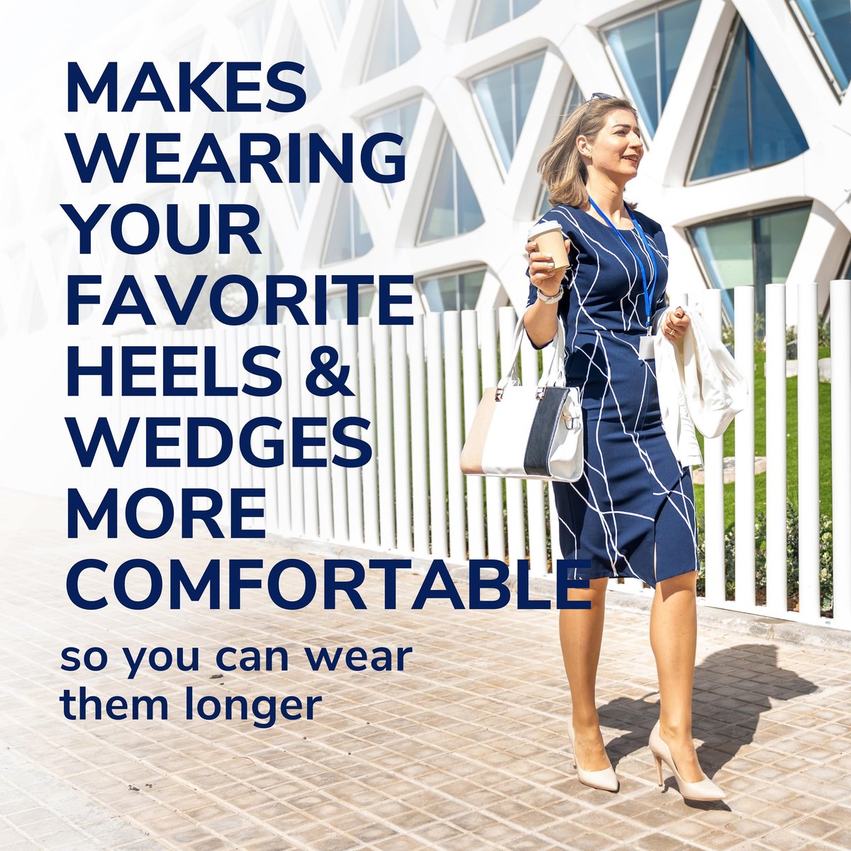 Dr. Scholl's Love Your Heels & Wedges 3/4 Einlegesohlen – Ganztägiger Komfort für High Heels, Stoßdämpfung, Fußgewölbestütze, unsichtbare Einlage, Größe 6-10, 1 Paar