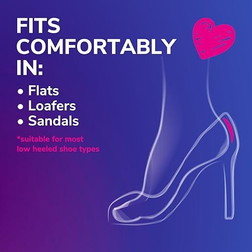 Dr. Scholl's® Love Your Heels & Flats Fersenpolster – Verhindert unangenehmes Reiben und Rutschen in Schuhen, 3 Paar