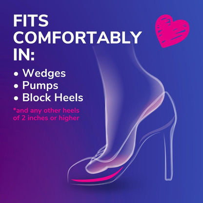 Dr. Scholl's Love Your Heels & Wedges Ball of Foot Cushions für Damen – 1 Paar, Metatarsal-Pads für hohe Absätze, den ganzen Tag Komfort, lindert und verhindert Schuhbeschwerden, verhindert Verrutschen