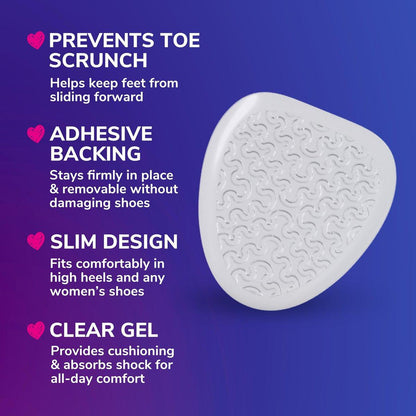 Dr. Scholl's Love Your Heels & Wedges Ball of Foot Cushions für Damen – 1 Paar, Metatarsal-Pads für hohe Absätze, den ganzen Tag Komfort, lindert und verhindert Schuhbeschwerden, verhindert Verrutschen