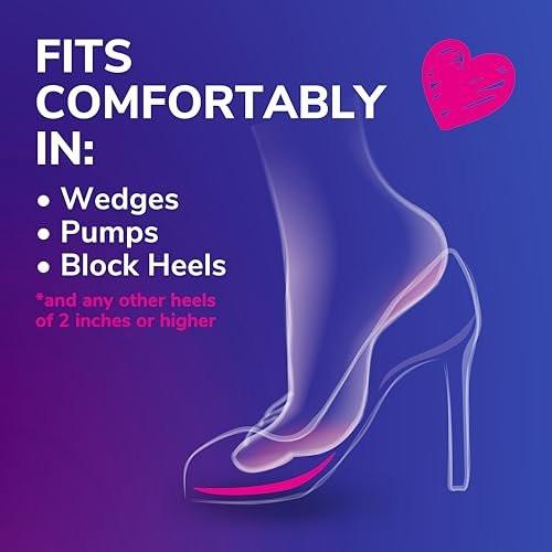 Dr. Scholl's Love Your Heels & Wedges Ball of Foot Cushions für Damen – 1 Paar, Metatarsal-Pads für hohe Absätze, den ganzen Tag Komfort, lindert und verhindert Schuhbeschwerden, verhindert Verrutschen