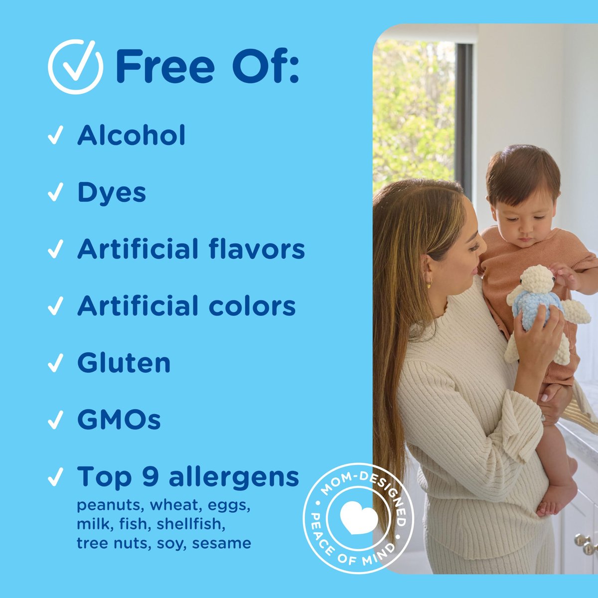 Mommy's Bliss Bio Baby Holunderbeeren-Tropfen, Immununterstützung mit Vitaminen, Präbiotika, Zink & Bio-Echinacea, ab 4 Monaten, 89 ml (36 Portionen)