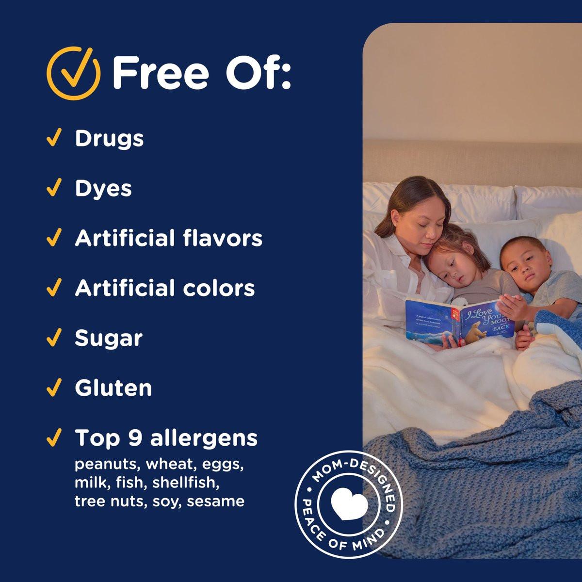 Mommy's Bliss Kids Sleep Liquid mit Melatonin & beruhigenden Kräutern | Melatonin für Kinder ab 3 Jahren | Traubengeschmack | Zuckerfrei | 118 ml (60 Portionen)