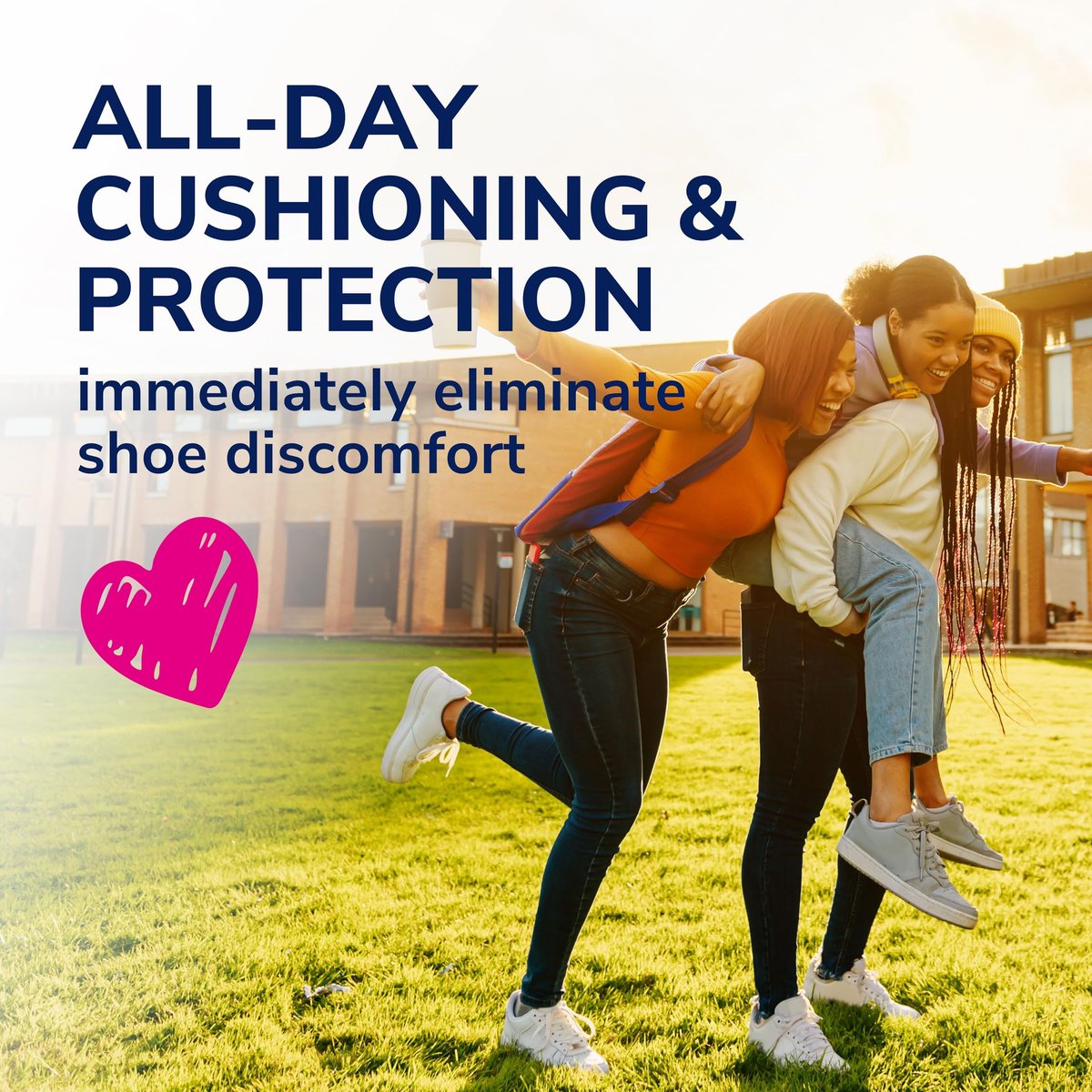 Dr. Scholl's® Love Your Sneakers Einlegesohlen für Sneaker – Volle Länge, dämpfender Komfort und Fußgewölbestütze für Slip-on und High Top Sneaker, Damen Größe 6-10, 1 Paar