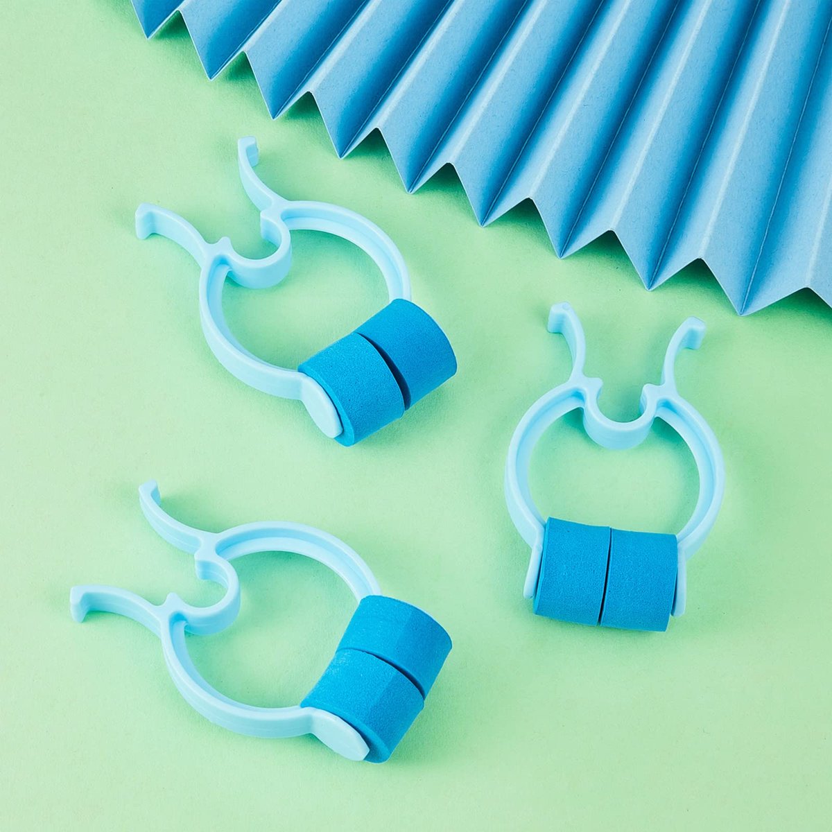 16-teiliges Nasenklammer-Set gegen Nasenbluten – Epistaxis-Clip aus Kunststoff mit Schaumstoff für Erwachsene in Notfällen