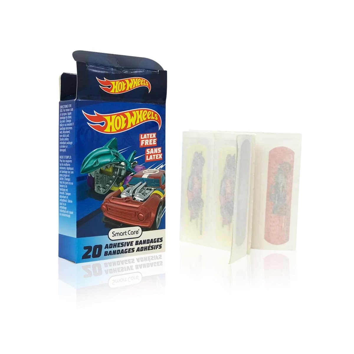 Hot Wheels Pflaster (20 Stück) – Bunte Wundversorgung für Kinder