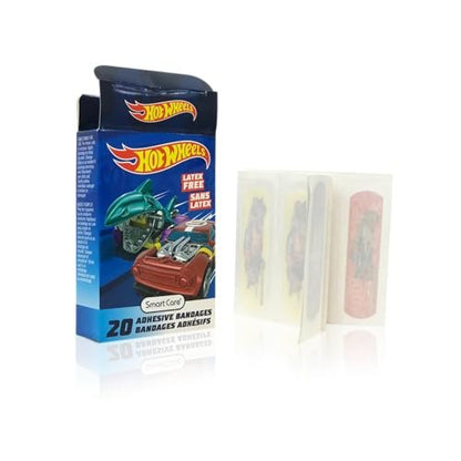 Hot Wheels Pflaster (20 Stück) – Bunte Wundversorgung für Kinder