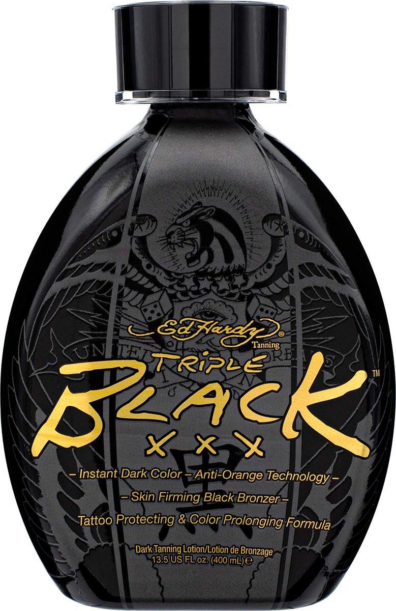 Ed Hardy BLACK XXX Instant Dark Color Selbstbräunungslotion, 13,5 oz
