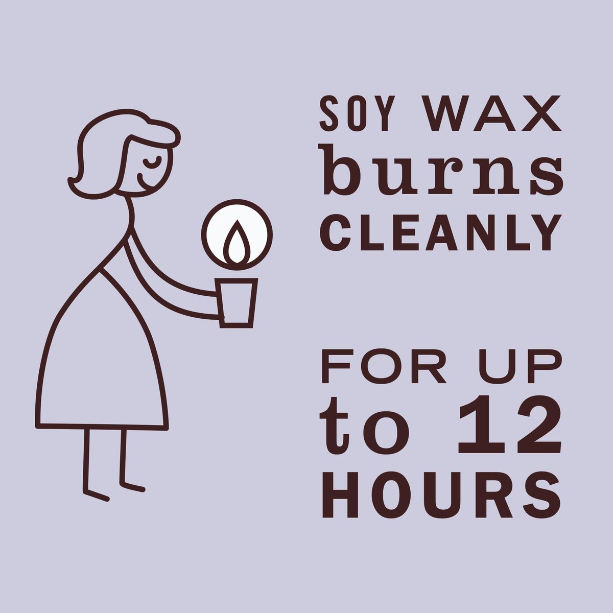 MRS. MEYER'S CLEAN DAY Soja-Tin-Kerze – Lavendel, 12 Stunden Brenndauer, 2,9 Unzen