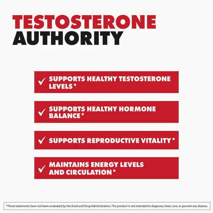 ONL Red Wolf Testosteron-Booster für Männer – Ultimative männliche Stärkung und Fruchtbarkeitsergänzung für Vitalität, Muskelwachstum und Energie mit Tongkat Ali, Bockshornklee, Maca – 1-Monatsvorrat