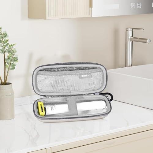 RLSOCO Aufbewahrungsetui für Philips Norelco OneBlade Intimate – Hartschalen-Etui für Rasierer QP1924/70 & QP1324/20 – Grau