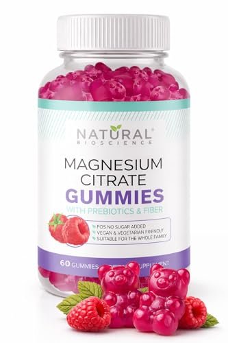 Zuckerfreie Magnesiumcitrat-Gummibärchen 100 mg – Hochabsorbierend für Erwachsene & Kinder zur Unterstützung von Schlaf, Stressabbau, Herzgesundheit, Nerven, Muskeln & Knochen