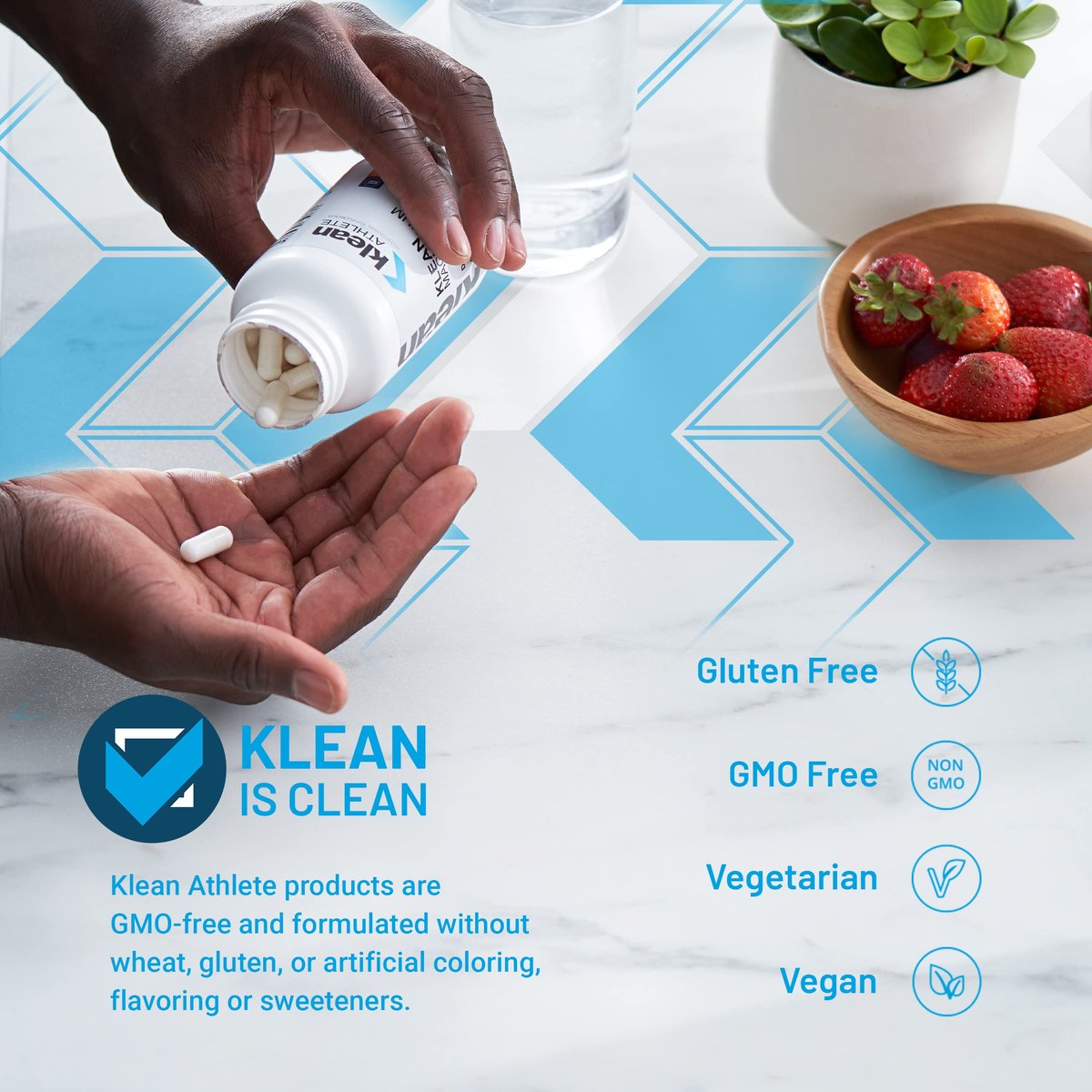 Klean ATHLETE Klean Magnesium – 90 Kapseln zur Unterstützung von Energieproduktion, Muskelkontraktion und Erholung* | NSF-zertifiziert für Sport