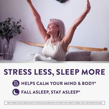 ZzzQuil PURE Zzzs De-Stress Melatonin Gummies 2mg – Einschlafhilfe für Erwachsene mit Ashwagandha gegen Stress, 60 Gummis