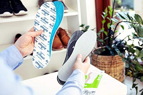 6 Paar Anti-Geruch Schuhsohlen Set mit geruchsabsorbierender Aktivkohle | Schuh Einlagen | Kaps Odour Stop | Zuschneidbar