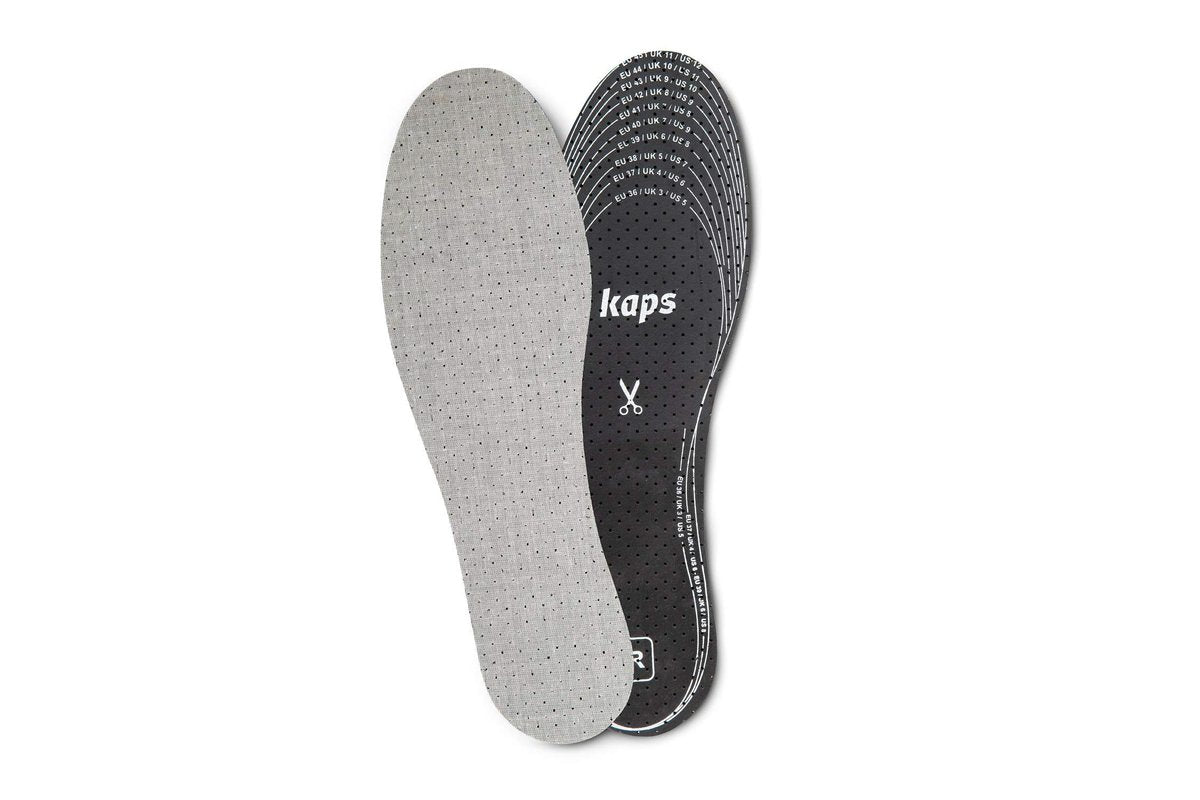 6 Paar Anti-Geruch Schuhsohlen Set mit geruchsabsorbierender Aktivkohle | Schuh Einlagen | Kaps Odour Stop | Zuschneidbar