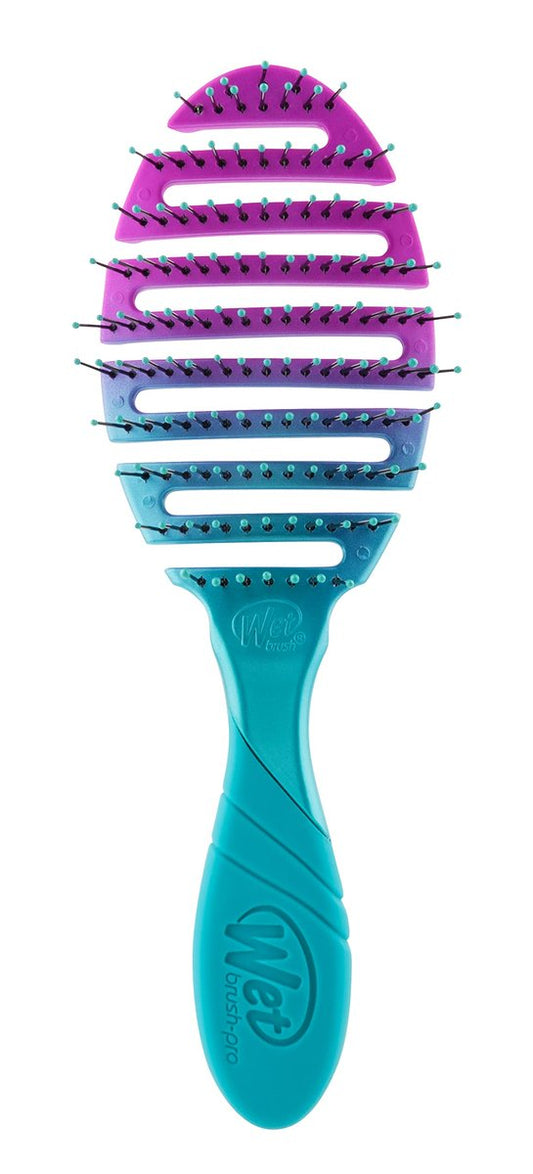 Wet Brush Pro Flex Dry Bürste Teal Ombre – Sanfte Haarbürste für nasses und trockenes Haar