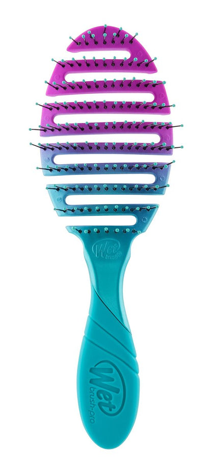 Wet Brush Pro Flex Dry Bürste Teal Ombre – Sanfte Haarbürste für nasses und trockenes Haar
