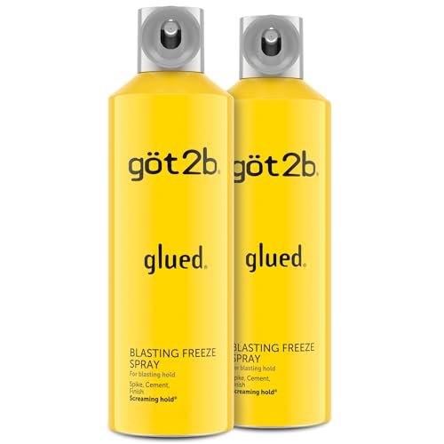Got2b Glued Blasting Freeze Haarspray 12 oz (2er-Pack) – Extremer Halt & Glanz