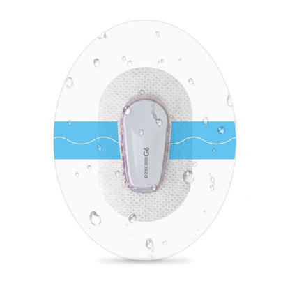 60er-Pack G6 Klebepflaster, wasserdichte transparente Überpflaster für G6, 10 Tage Halt, einfache Anwendung mit einer Hand