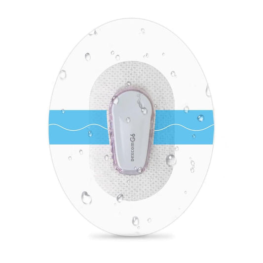 60er-Pack G6 Klebepflaster, wasserdichte transparente Überpflaster für G6, 10 Tage Halt, einfache Anwendung mit einer Hand