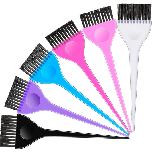 Boao 6-teiliges Haarfarben-Pinsel-Set – Farbapplikator für Salon und Zuhause, wiederverwendbar, 6 Farben
