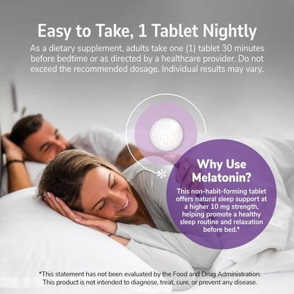 SMART MONKEY TECHNOLOGIES 21st Century Melatonin 10 mg Zeitfreisetzung, 120 Tabletten | Nicht gewohnheitsbildendes Schlafmittel für Erwachsene | Jetlag & Schichtarbeit | Fördert erholsamen Schlaf | Glutenfrei & ohne Gentechnik