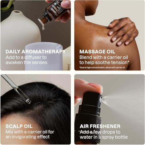 Cliganic Bio Zedernholz ätherisches Öl – 100% reines, natürliches, unverdünntes Öl für Aromatherapie-Diffuser | Non-GMO verifiziert