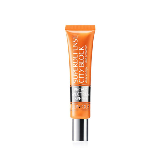 Clinique Superdefense City Block Oil Free Broad Spectrum SPF 50 Täglicher Energie- + Gesichtsschutz | Transparenter, schwereloser Make-up-Primer + Sonnenschutz, 1,4 Fl Oz