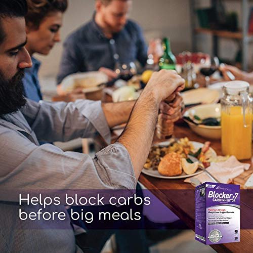 BioGenetic Laboratories Carb Blocker X7 – Weiße Kidneybohne Keto-freundlich – Appetitzügler für ideales Körpergewicht (90 Kapseln)