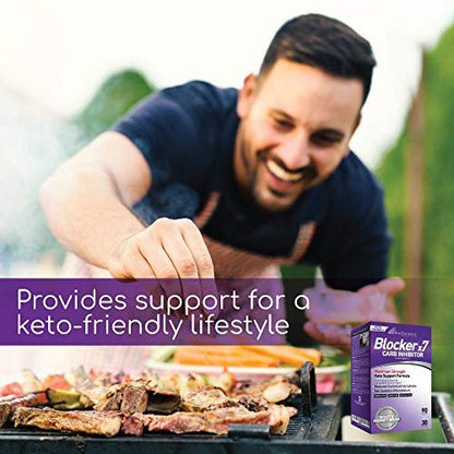 BioGenetic Laboratories Carb Blocker X7 – Weiße Kidneybohne Keto-freundlich – Appetitzügler für ideales Körpergewicht (90 Kapseln)