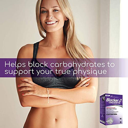 BioGenetic Laboratories Carb Blocker X7 – Weiße Kidneybohne Keto-freundlich – Appetitzügler für ideales Körpergewicht (90 Kapseln)