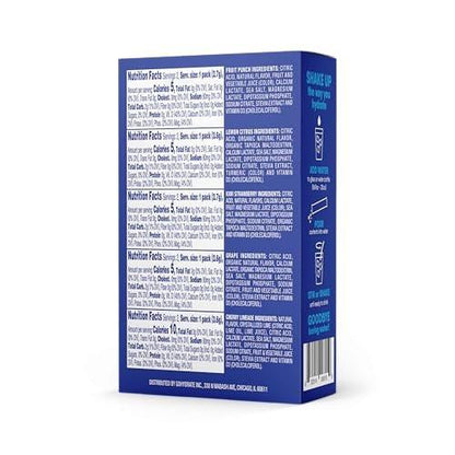 GoHydrate Instant Hydration Pulverbeutel - Elektrolyte Getränk mit wenig Natrium, natürliche Hydratation, zuckerfrei, mit Vitamin D, 10 Beutel, gemischter Geschmack