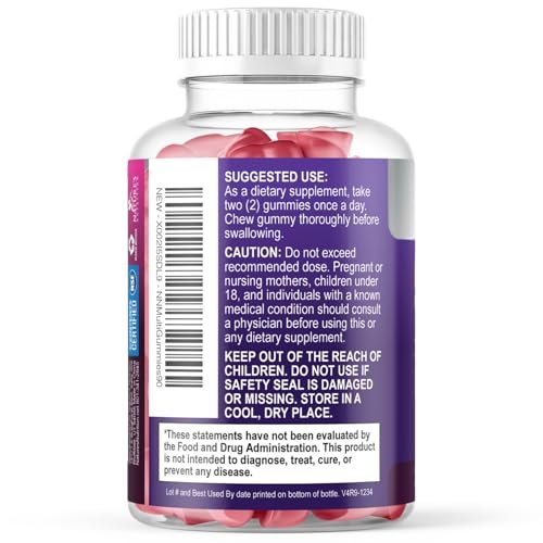 Nature's Nutrition Multivitamin Gummis für Erwachsene – Tägliche Multivitamine mit Vitamin A, C, D, B12 für Frauen und Männer – Immununterstützung – 90 Gummis