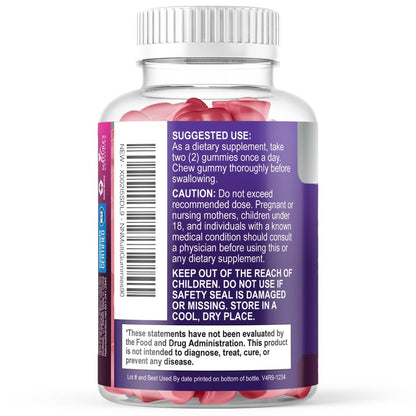 Nature's Nutrition Multivitamin Gummis für Erwachsene – Tägliche Multivitamine mit Vitamin A, C, D, B12 für Frauen und Männer – Immununterstützung – 90 Gummis