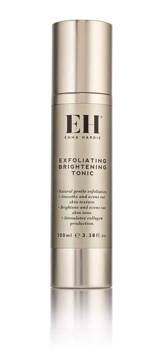 Emma Hardie Exfoliating Brightening Tonic mit AHA & BHA – 100 ml – Peeling-Tonikum für sanfte Hauterneuerung, Anti-Aging, verbessert die Hautelastizität, für empfindliche Haut, vegan & tierversuchsfrei