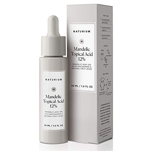 Naturium Mandelic Topical Acid 12% mit Niacinamid & natürlichen Fruchtsäuren – Anti-Aging Gesichtspflege, 30 ml
