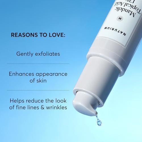 Naturium Mandelic Topical Acid 12% mit Niacinamid & natürlichen Fruchtsäuren – Anti-Aging Gesichtspflege, 30 ml