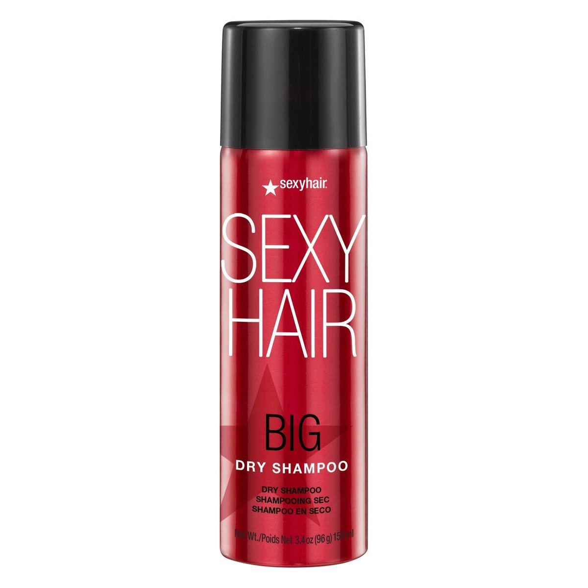 SexyHair Big Dry Shampoo 3,4 oz – Fett und Verunreinigungen entfernen, Volumen für alle Haartypen