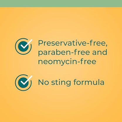 Neosporin Simply Formula 3-Zutaten Antibiotische Salbe für Erste Hilfe und Wundversorgung mit Bacitracin Zink und Polymyxin B Sulfat, Konservierungsmittel-, Paraben- und Neomycin-frei, 0,5 Unze