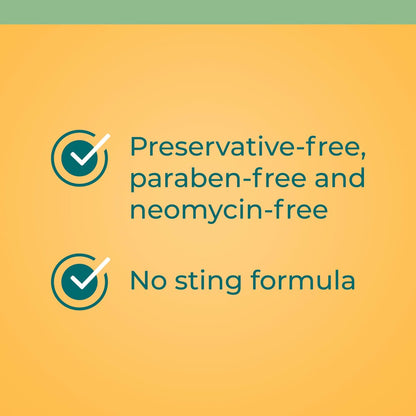 Neosporin Simply Formula 3-Zutaten Antibiotische Salbe für Erste Hilfe und Wundversorgung mit Bacitracin Zink und Polymyxin B Sulfat, Konservierungsmittel-, Paraben- und Neomycin-frei, 0,5 Unze