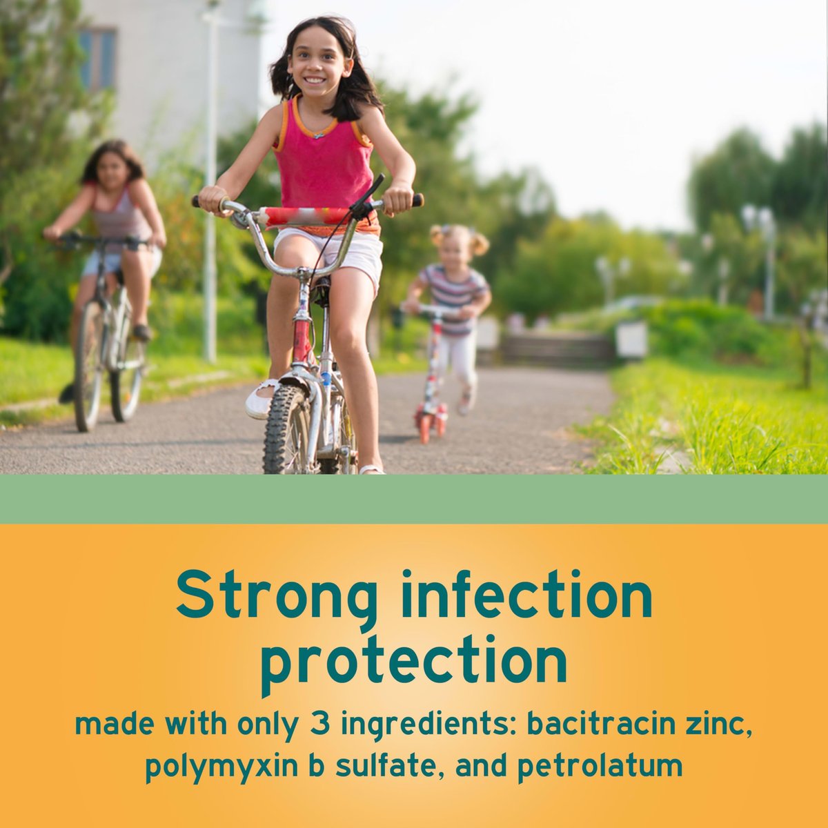 Neosporin Simply Formula 3-Zutaten Antibiotische Salbe für Erste Hilfe und Wundversorgung mit Bacitracin Zink und Polymyxin B Sulfat, Konservierungsmittel-, Paraben- und Neomycin-frei, 0,5 Unze