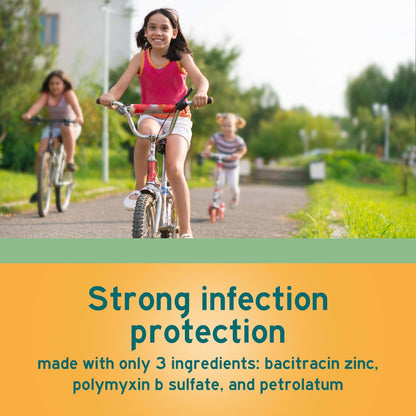 Neosporin Simply Formula 3-Zutaten Antibiotische Salbe für Erste Hilfe und Wundversorgung mit Bacitracin Zink und Polymyxin B Sulfat, Konservierungsmittel-, Paraben- und Neomycin-frei, 0,5 Unze