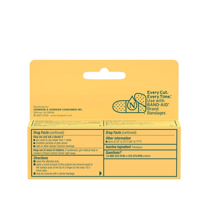 Neosporin Simply Formula 3-Zutaten Antibiotische Salbe für Erste Hilfe und Wundversorgung mit Bacitracin Zink und Polymyxin B Sulfat, Konservierungsmittel-, Paraben- und Neomycin-frei, 0,5 Unze