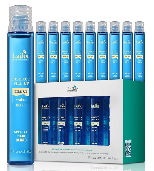 LA'DOR LADOR Perfect Hair Fill Up Original 3 Seconds Intensive Keratin Haarmaske – Ausspülkur für gebleichtes, krauses, geschädigtes, trockenes, dauergewelltes und gefärbtes Haar – Tiefenpflege mit Protein für selbstgemachte Haarpflege (118 ml)