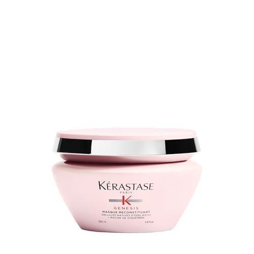 KÉRASTASE Genesis Haarmaske – Anti-Bruch & Stärkung für geschwächtes oder geschädigtes Haar – Pflegt, entwirrt und hydratisiert – Masque Reconstituant – 200 ml